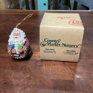 Roman - American Santas Through the Decades Ornament 1860 Roly Poly Santa